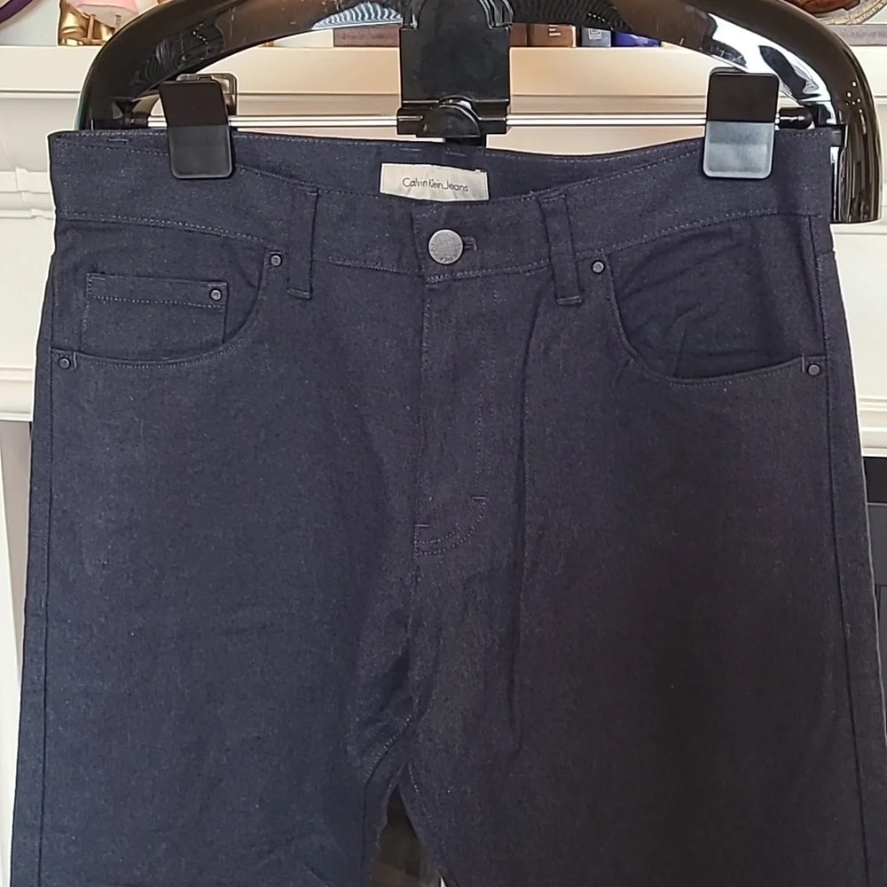 Calvin Klein Jeans Navy Blue Jeans 32x34 Preppy Minimalist Classic Straight Leg